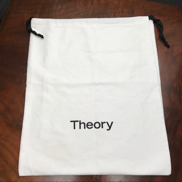 Theory Handbags - Theory Ivory Cotton Drawstring Garment Bag